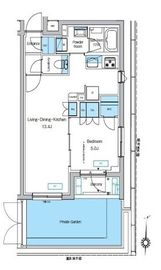 プレディアコート代々木上原 105 間取り図