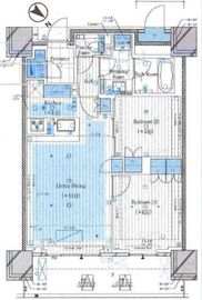 ブランズタワー豊洲 32階 間取り図