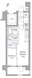 イプセ目黒中町 101 間取り図