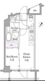 イプセ目黒中町 204 間取り図