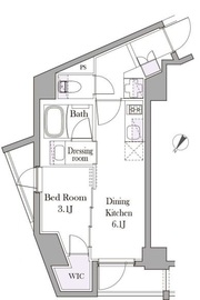 イプセ目黒中町 703 間取り図