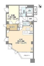 クラルテ武蔵小山 10階 間取り図