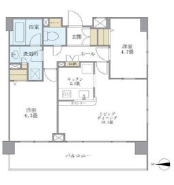 プレミアコンフォート高井戸 404 間取り図