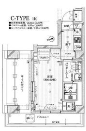 アセンションアイディ浅草 9階 間取り図