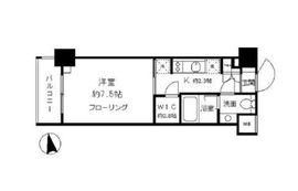 パークリュクス白金mono グレージュ 4階 間取り図