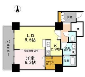 品川シーサイドビュータワー1 714 間取り図