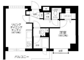 スカーラ広尾ステーションプラザ 5階 間取り図