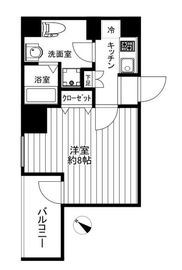 クリアルプレミア八丁堀 5階 間取り図