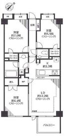 グランスイート文京小石川 5階 間取り図