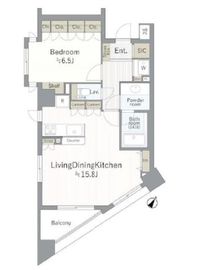 ライオンズシティ学芸大学 9階 間取り図