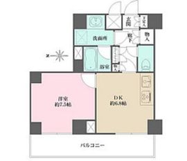 リーラ仲御徒町 6階 間取り図