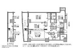 アクティ汐留 913 間取り図