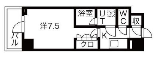 シーズンフラッツ高田馬場リバーサイドサウス 306 間取り図