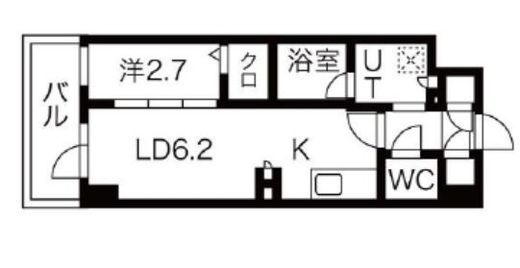 シーズンフラッツ高田馬場リバーサイドサウス 403 間取り図
