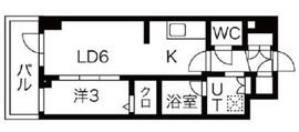 シーズンフラッツ高田馬場リバーサイドサウス 407 間取り図