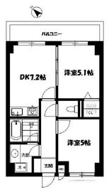 クレッセント中目黒 12階 間取り図