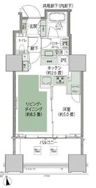 グランドヒルズ南青山 16階 間取り図