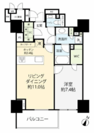 プレミスト六番町 5階 間取り図