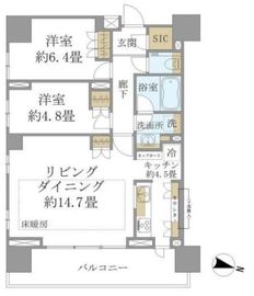 クレヴィア両国国技館通り 13階 間取り図