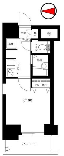 OLIO麻布十番 (オリオ麻布十番) 2階 間取り図