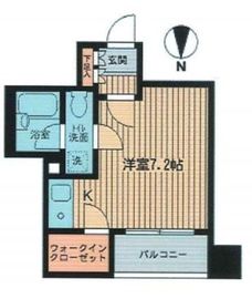 エルヴァージュ神田神保町 706 間取り図