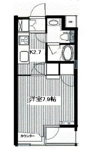 プロシード西新宿 503 間取り図