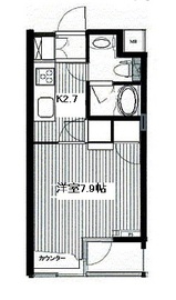 プロシード西新宿 503 間取り図