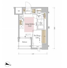 アーバネックス文京本郷 403 間取り図