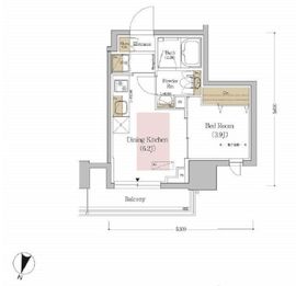 アーバネックス文京本郷 401 間取り図