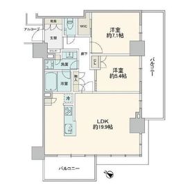 ルフォン ザ・タワー大塚 19階 間取り図