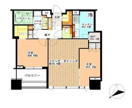 シティタワーズ東京ベイ 10階 間取り図