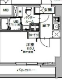 S-RESIDENCE八丁堀una (エスレジデンス八丁堀ウーナ) 203 間取り図