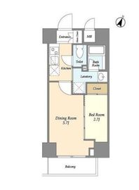 プラート宮坂 205 間取り図