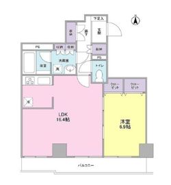 ロイヤルステージ目白 402 間取り図