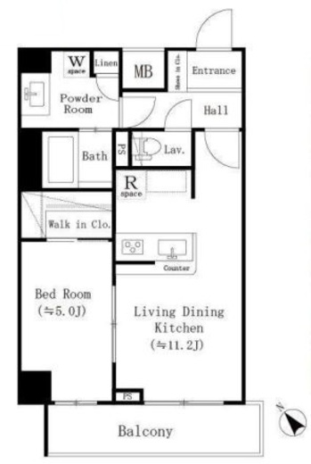 MAISON.O. (メゾン・オー) 301 間取り図