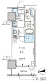 パークアクシス大塚 306 間取り図