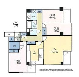 五番町マンション 4階 間取り図