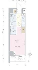 リーラ中野 202 間取り図