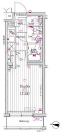 ガーラ・ヒルズ武蔵小山 3階 間取り図