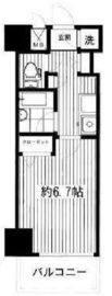 ユニロイヤル西早稲田 9階 間取り図