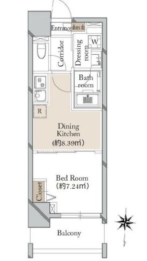 CAVANA錦糸町 (カバナ錦糸町) 602 間取り図