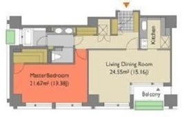 アークフォレストテラス 101 間取り図