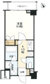 クオリア恵比寿サウス 2階 間取り図