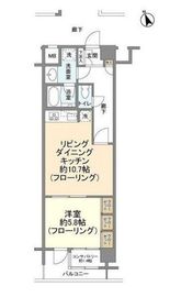 アルシオンエアポートタワー 7階 間取り図
