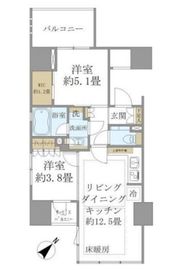 グランドメゾン浅草花川戸 13階 間取り図