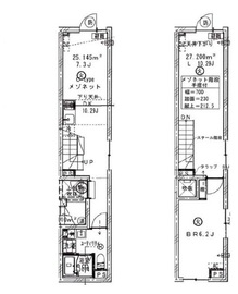 DEAR ECLASS NISHIAZABU (ディアエクラス西麻布) 402 間取り図