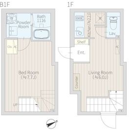 FIRM西新宿 102 間取り図