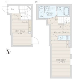 FIRM西新宿 103 間取り図