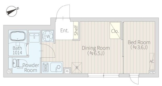 FIRM西新宿 302 間取り図