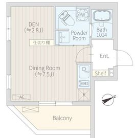 FIRM西新宿 403 間取り図